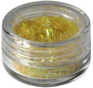 ICE MYLAR NAIL ART THREADS - YELLOW