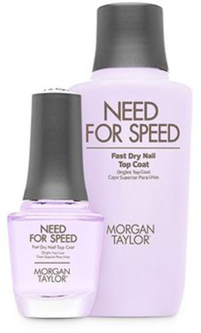 Morgan Taylor Need For Speed Top Coat Professional Kit - .5oz / 4oz Morgan Taylor Need For Speed Top Coat Professional Kit - .5oz / 4oz