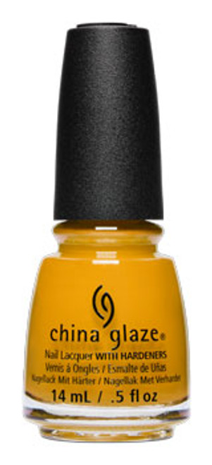 China Glaze Nail Polish Lacquer Mustard the Courage