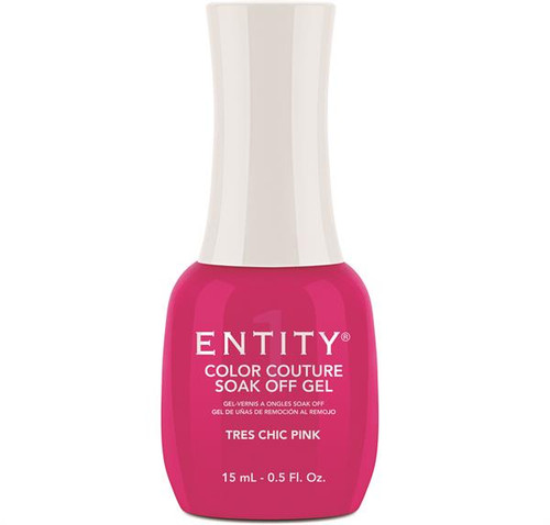 Entity Color Couture Soak Off Gel TRES CHIC PINK - 15 mL / .5 fl oz