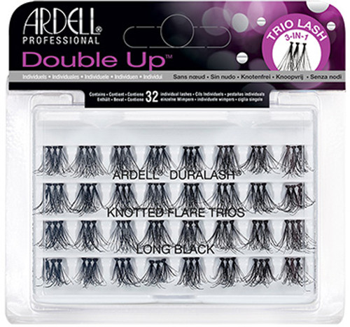 Ardell Duralash Double Up - Knotted Flare Trios Long Black