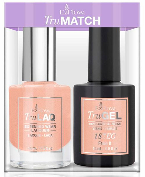 EzFlow TruGEL LED/UV Fake It Duo 187ED - 14 mL / 0.5 fl oz EzFlow TruGEL LED/UV Fake It Duo 187ED - 14 mL / 0.5 fl oz