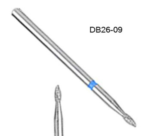 NDi beauty Diamond Carbide Bit Football Shape - 3/32 - DB26 NDi beauty Diamond Carbide Bit Football Shape - 3/32 - DB26