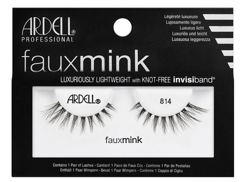 Ardell Fauxmink Luxuriously Lightweight with Knot-Free Invisiband # 814