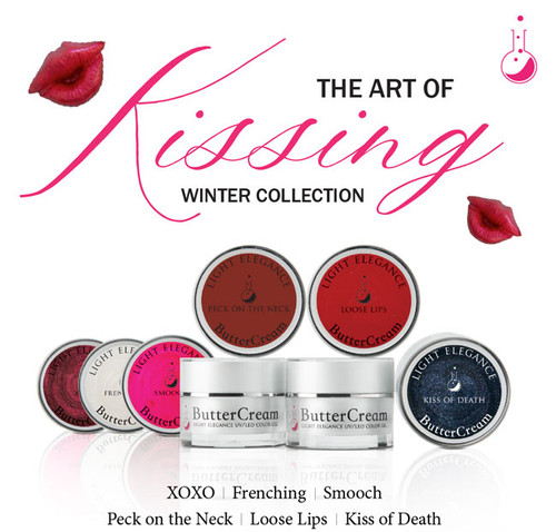 Light Elegance The Art of Kissing WINTER 2021 ButterCream Collection - Six 5 ml Color Gels