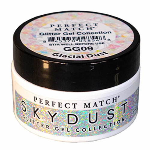 LeChat Perfect Match Glitter Gel Glacial Dust - 5oz
