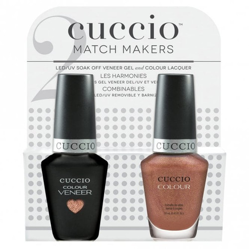 CUCCIO Veneer Gel Color Match Makers Rose Gold Slippers 0.43oz / 13 mL