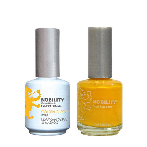 LeChat Nobility Gel Polish & Nail Lacquer Duo Set Golden Glory - .5 oz / 15 ml