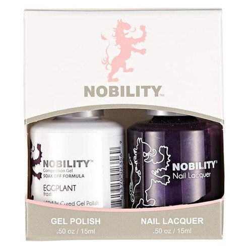 LeChat Nobility Gel Polish & Nail Lacquer Duo Set Eggplant - .5 oz / 15 ml LeChat Nobility Gel Polish & Nail Lacquer Duo Set Eggplant - .5 oz / 15 ml