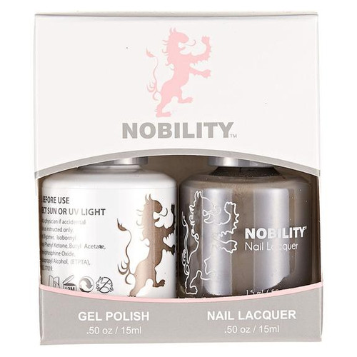 LeChat Nobility Gel Polish & Nail Lacquer Duo Set Rainy Day - .5 oz / 15 ml