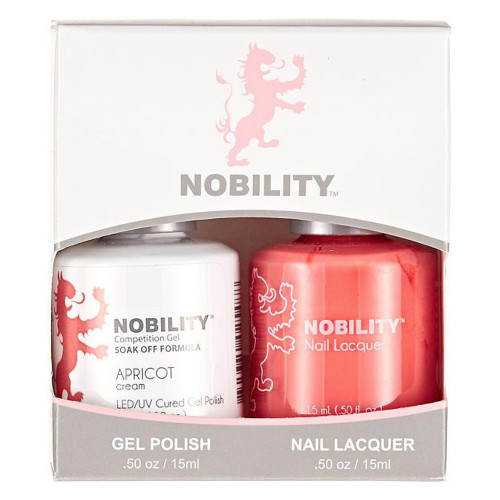 LeChat Nobility Gel Polish & Nail Lacquer Duo Set Apricot - .5 oz / 15 ml LeChat Nobility Gel Polish & Nail Lacquer Duo Set Apricot - .5 oz / 15 ml