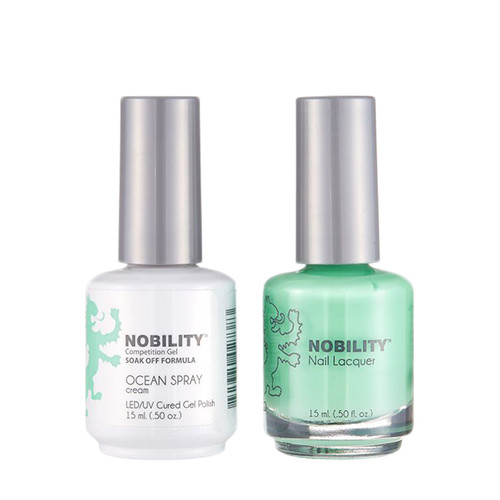 LeChat Nobility Gel Polish & Nail Lacquer Duo Set Ocean Spray - .5 oz / 15 ml