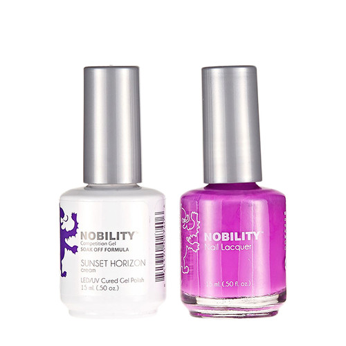 LeChat Nobility Gel Polish & Nail Lacquer Duo Set Sunset Horizon - .5 oz / 15 ml