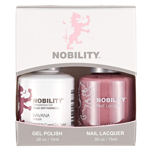 LeChat Nobility Gel Polish & Nail Lacquer Duo Set Havana - .5 oz / 15 ml