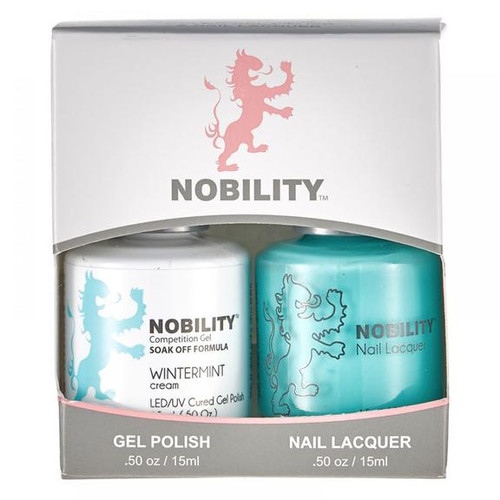 LeChat Nobility Gel Polish & Nail Lacquer Duo Set Wintermint - .5 oz / 15 ml