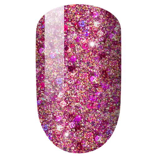 LeChat Perfect Match Sky Dust Glitter  Gel Polish + Nail Lacquer Sonic Bloom - 5 oz