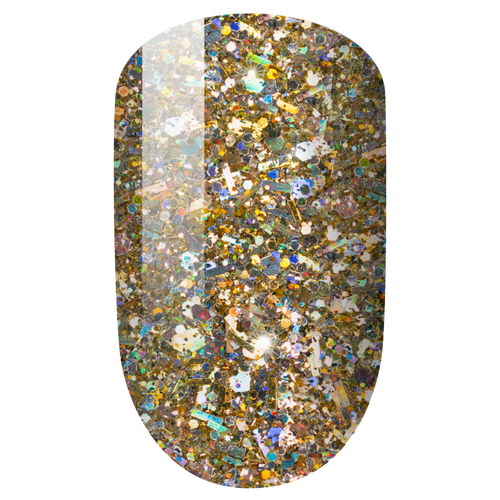 LeChat Perfect Match Sky Dust Glitter  Gel Polish + Nail Lacquer Twilight Twinkle - 5 oz