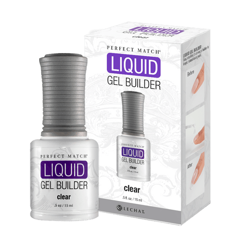 LeChat Perfect Match Liquid Gel Builder Clear - .5oz LeChat Perfect Match Liquid Gel Builder Clear - .5oz