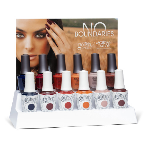 Gelish Morgan Taylor No Boundaries Fall 2021 Collection - Mixed 12 PC**No Display Gelish Morgan Taylor No Boundaries Fall 2021 Collection - Mixed 12 PC**No Display