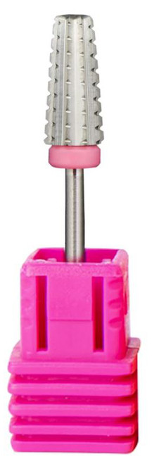 Titanium Volcano Tapered Carbide Bit - (3X COARSE / SILVER) 3/32" Shank Titanium Volcano Tapered Carbide Bit - (3X COARSE / SILVER) 3/32" Shank