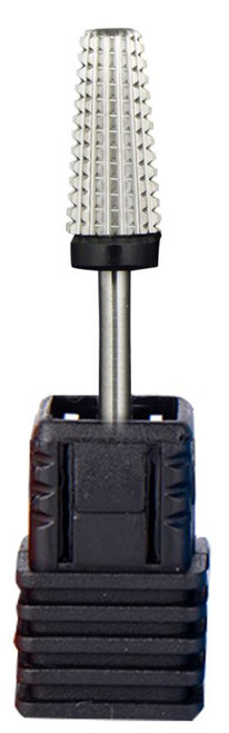 Titanium Volcano Tapered Carbide Bit - (X COARSE / SILVER) 3/32" Shank Titanium Volcano Tapered Carbide Bit - (X COARSE / SILVER) 3/32" Shank