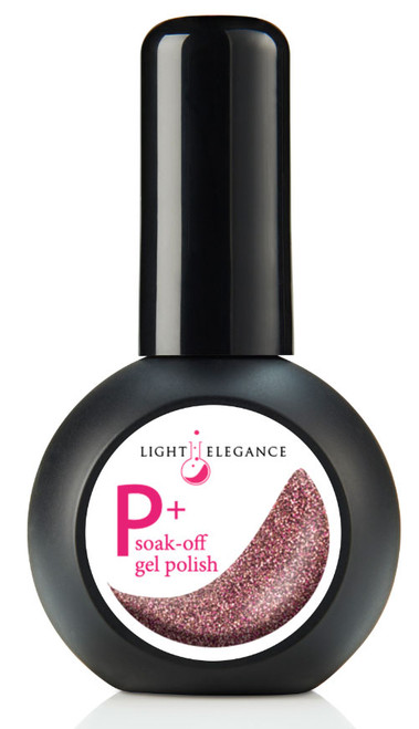 Light Elegance P+ Glitter Gel Polish Anxiously Awaiting - 15 ml