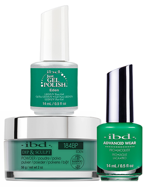 ibd Gel & Dip & Lacquer Trio Set Eden