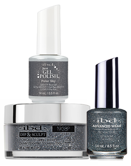 ibd Gel & Dip & Lacquer Trio Set Polar Sky