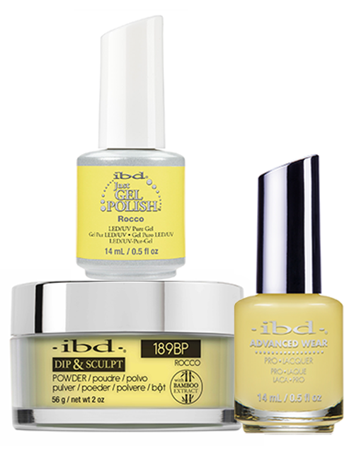 ibd Gel & Dip & Lacquer Trio Set Rocco