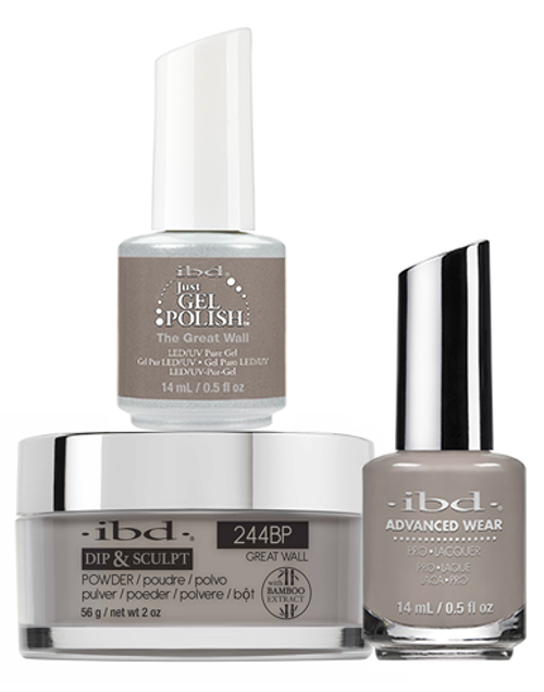 ibd Gel & Dip & Lacquer Trio Set The Great Wall