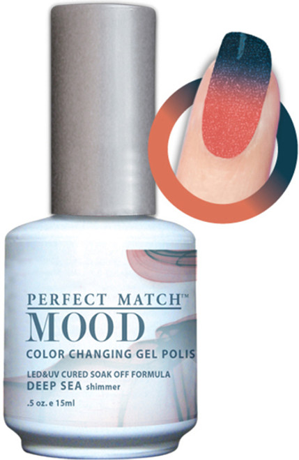 LeChat Perfect Match Mood Gel Polish Deep Sea - .5oz