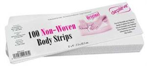 Depileve Body Non-Woven Strips - 100 ct