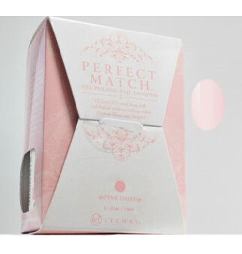 LeChat Perfect Match Gel Polish & Nail Lacquer Pink Daisy - .5oz