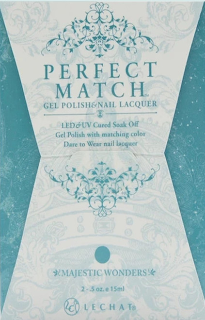 LeChat Perfect Match Gel Polish & Nail Lacquer Majestic Wonders - .5oz