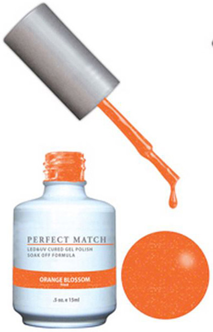LeChat Perfect Match Gel Polish & Nail Lacquer Orange Blossom - .5oz
