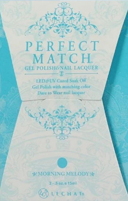 LeChat Perfect Match Gel Polish & Nail Lacquer Morning Melody - .5oz
