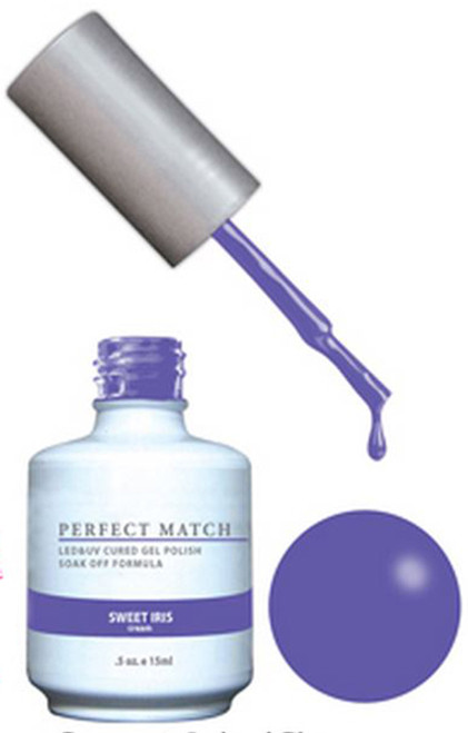 LeChat Perfect Match Gel Polish & Nail Lacquer Sweet Iris - .5oz