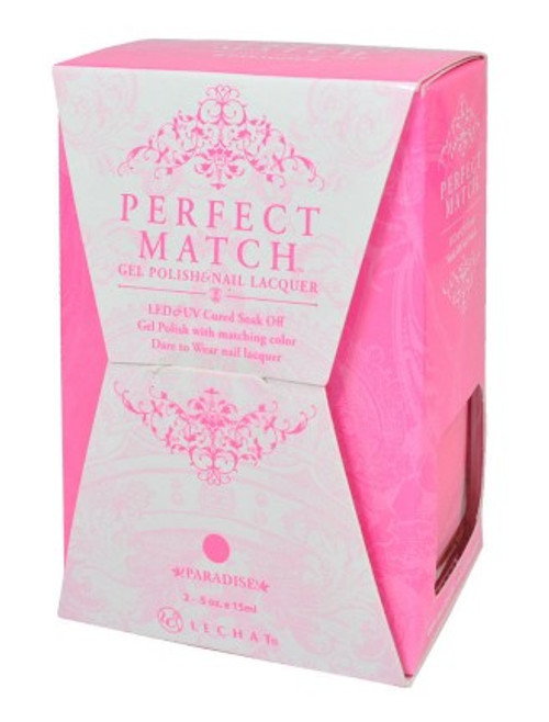 LeChat Perfect Match Gel Polish & Nail Lacquer Paradise - .5oz