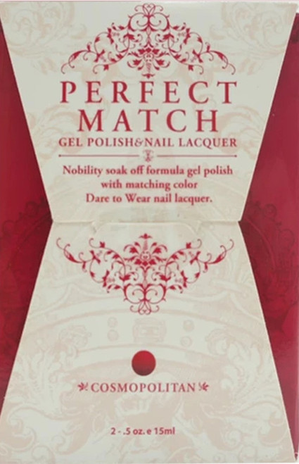 LeChat Perfect Match Gel Polish & Nail Lacquer Cosmopolitan - .5oz