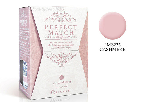 LeChat Perfect Match Gel Polish & Nail Lacquer Cashmere - .5oz