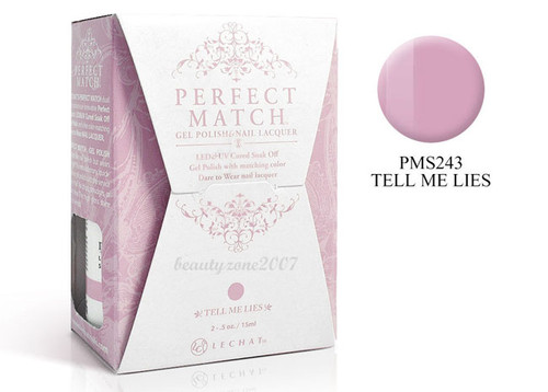 LeChat Perfect Match Gel Polish & Nail Lacquer Tell Me Lie - .5oz