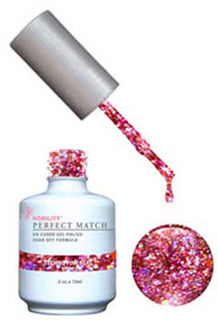 LeChat Perfect Match Gel Polish & Lacquer Techno Pink Beat - .5oz