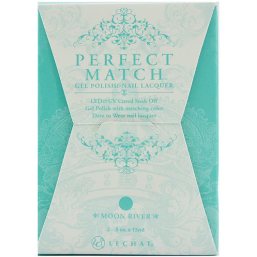 LeChat Perfect Match Gel Polish & Nail Lacquer Moon River - .5 oz