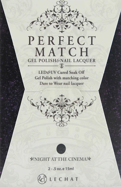 LeChat Perfect Match Gel & Lacquer Night At The Cinema - .5oz