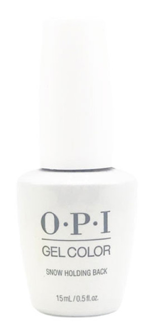 OPI GelColor Snow Holding Back - .5 Oz / 15 mL