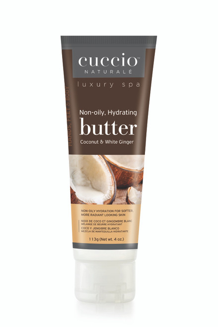 Cuccio Naturale Butter Blends Coconut & White Ginger - 4 oz / 113 g