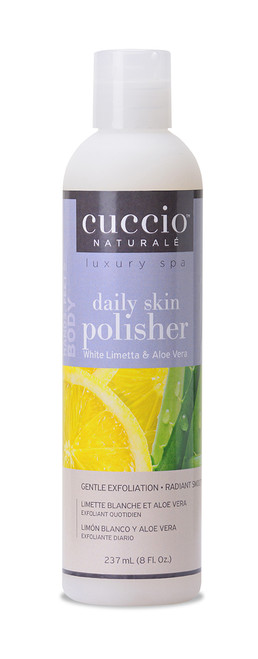Cuccio Naturale Daily Skin Body Polisher White Limetta & Aloe Vera - 8 oz / 237 mL