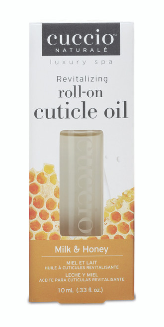 Cuccio Naturale Revitalizing Roll-On Cuticle Oil Milk & Honey - 0.33 oz / 10 mL