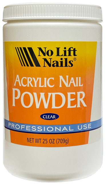 No Lift Nails Ultra Sift Acrylic Powder CLEAR - 25 oz (709g)