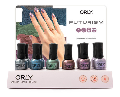 ORLY Nail Lacquer Futurist Holiday 2022 Collection - 12 PC Display ORLY Nail Lacquer Futurist Holiday 2022 Collection - 12 PC Display